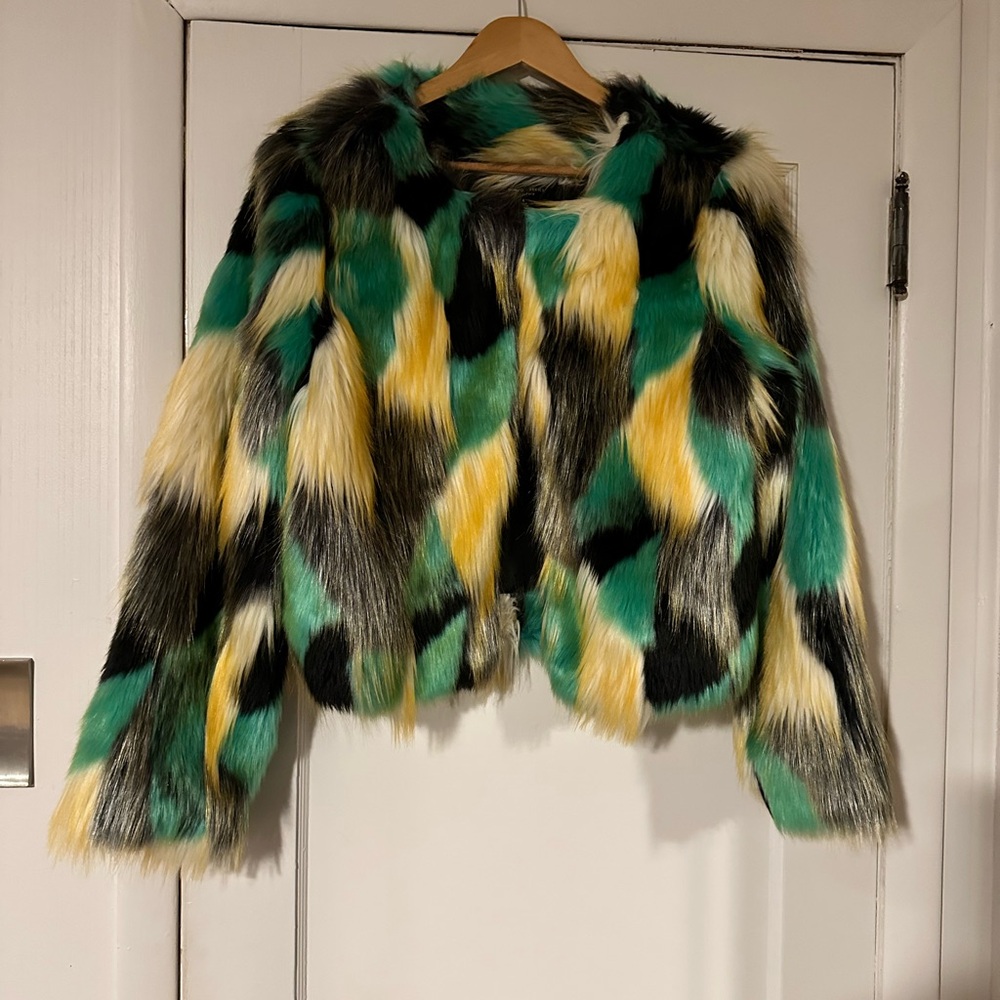 Multi Color Faux Fur
